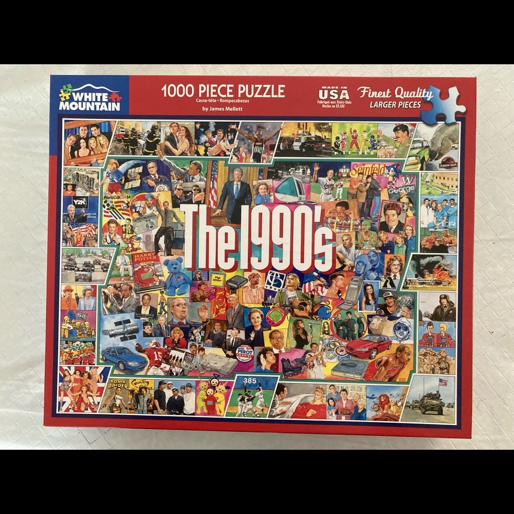 White Mountain 1000 piece puzzle